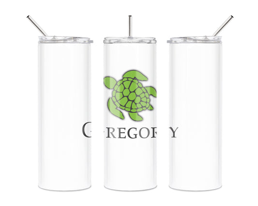 Green Sea Turtle 20 oz Skinny Tumbler