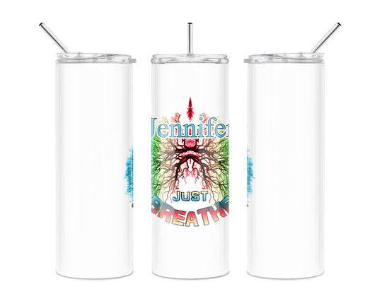 Just Breathe Lungs 20 oz Skinny Tumbler