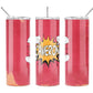 Comic Book 20 oz Skinny Tumbler