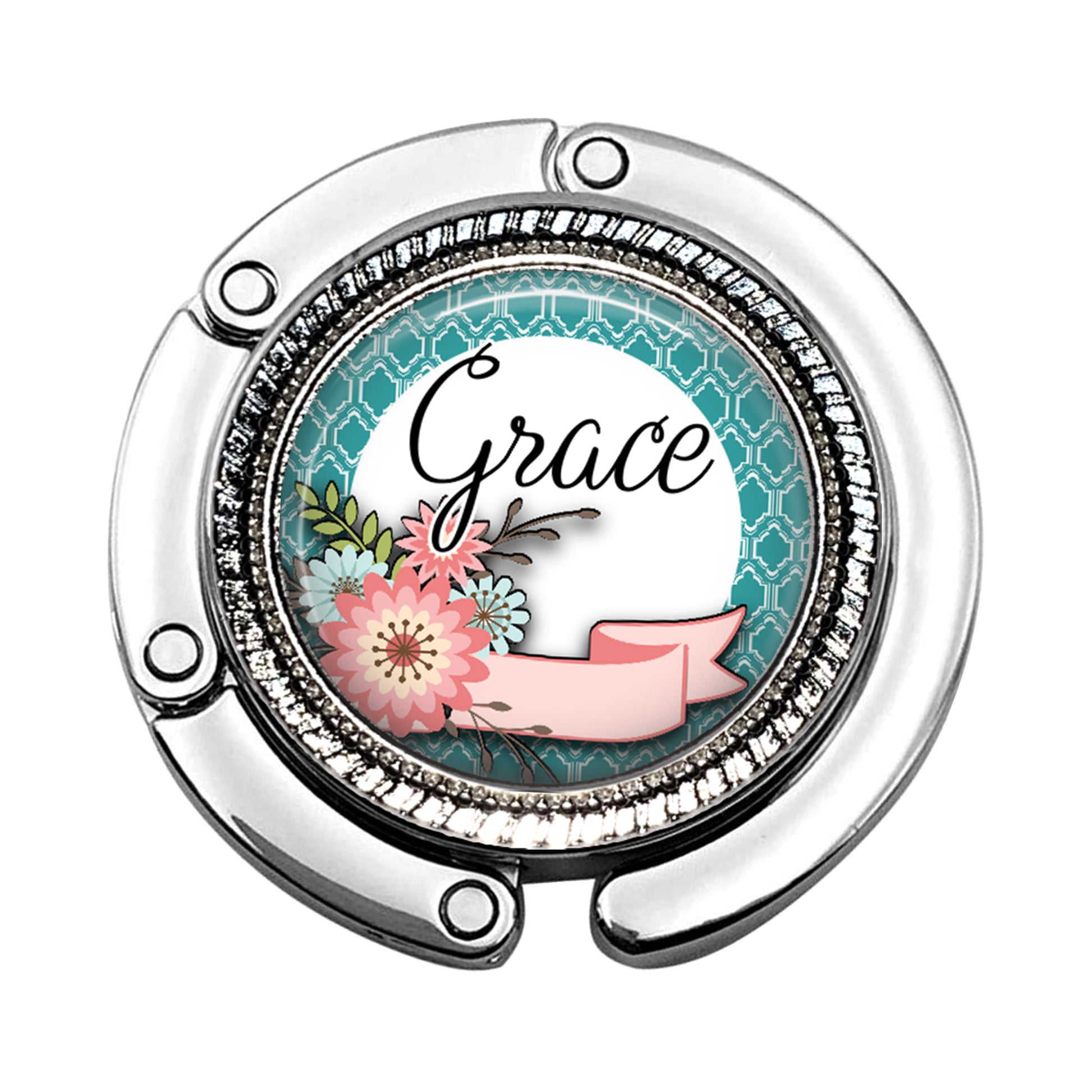 a picture of a badge with the word grace on it