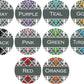 Colored Fleur De Lis (8 choices) Retractable ID Badge Reel Holder