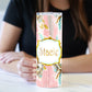 Pink Floral 20 oz Skinny Tumbler
