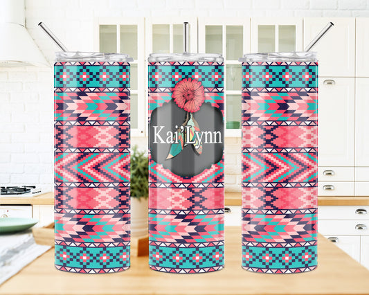 Midwest Feathers 20 oz Skinny Tumbler