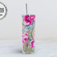 Pink Floral 20 oz Skinny Tumbler