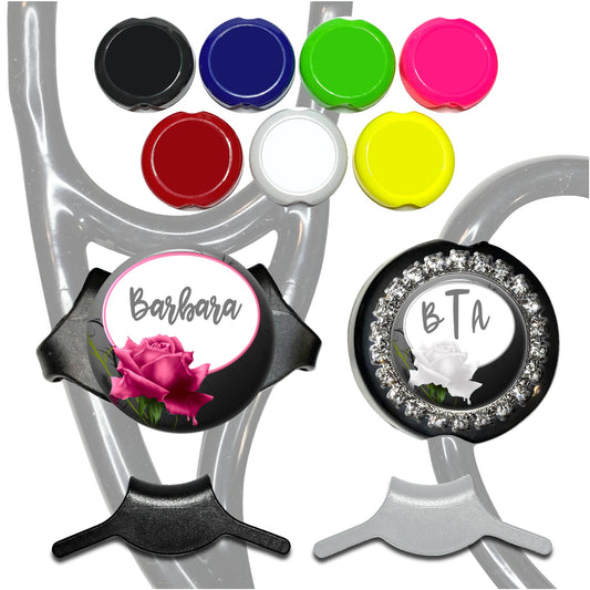 Rose (6 Colors) Stethoscope Id Tag