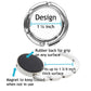 Lattice Pattern (10 Colors) Foldable Purse Hanger Bag Hanger for Table or Desk