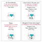 Blue Butterflies 20 oz Skinny Tumbler